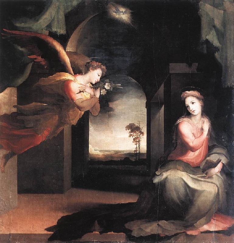 BECCAFUMI, Domenico The Annunciation  jhn oil painting image
